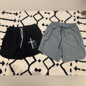 Nike Men's Athletic Shorts and Black cross shorts for men/ Size small